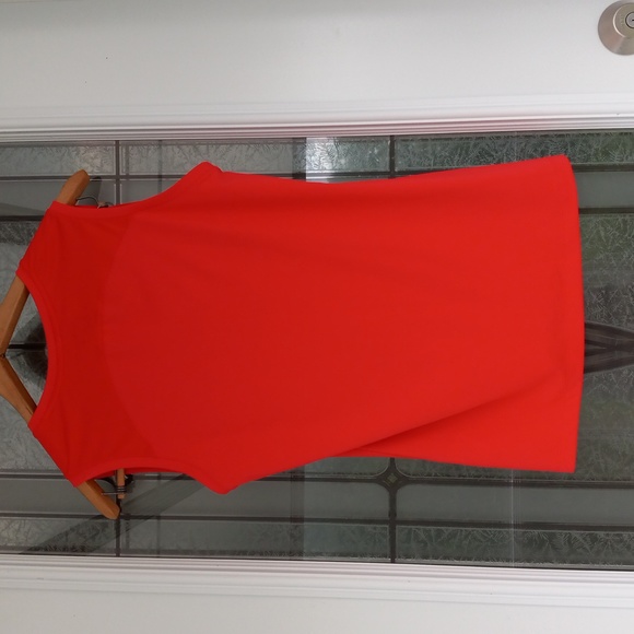 Nike Golf Dri-Fit Size Medium Bright Orange Top Excellent Comdition - Picture 4 of 4